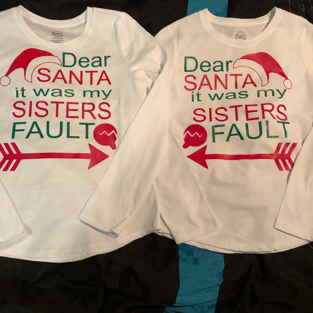 Dear Santa it was my Sister/brothers Fault (Left)